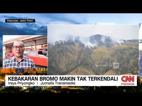 Kebakaran Bromo Makin Tak Terkendali, Wisata Ditutup Total