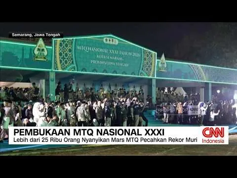 Pembukaan MTQ Nasional XXXI 2026 Meriah di Semarang