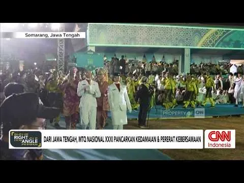MTQ Nasional XXXI di Jawa Tengah Pancarkan Kedamaian Dan Pererat Kebersamaan - Right Angle